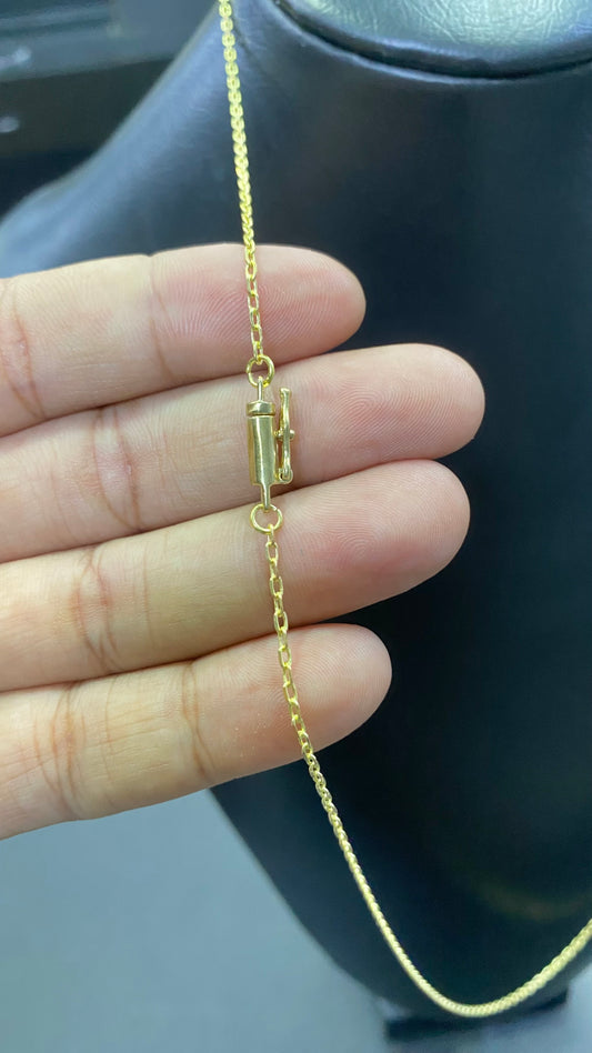 CORRENTE ELO CADEADO QUINA 2MM C / FECHO CANHÃO