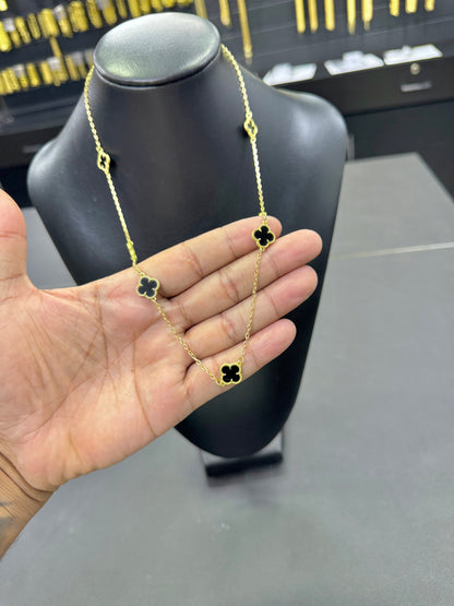 CORRENTE ELO TREVO DA SORTE CHOkER