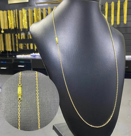 CORRENTE ELO CADEADO QUINA 2MM