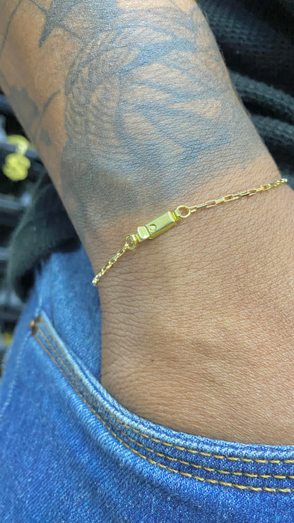 PULSEIRA CARTIE TIJOLINHO 2MM (FECHO GAVETA)