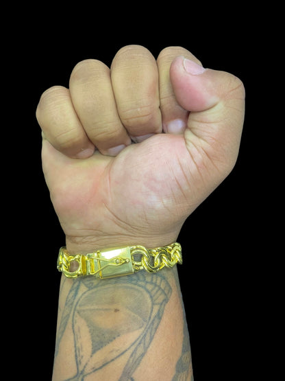 PULSEIRA FRISO DUPLO 10MM - WRDJOIAS