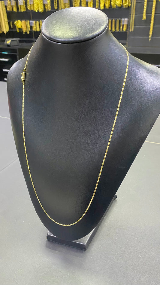 CORRENTE ELO PIASTRINE 2MM C / FECHO CANHÃO