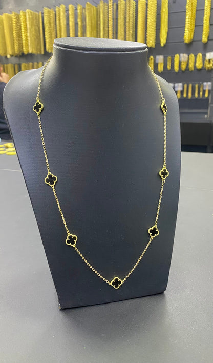 CORRENTE ELO TREVO DA SORTE CHOkER