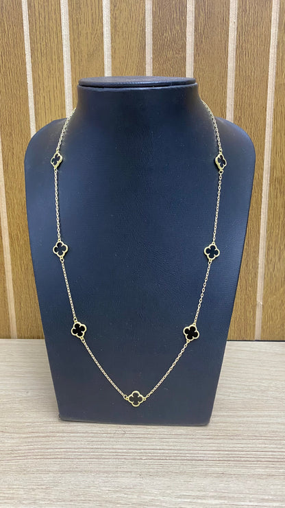 CORRENTE ELO TREVO DA SORTE CHOkER