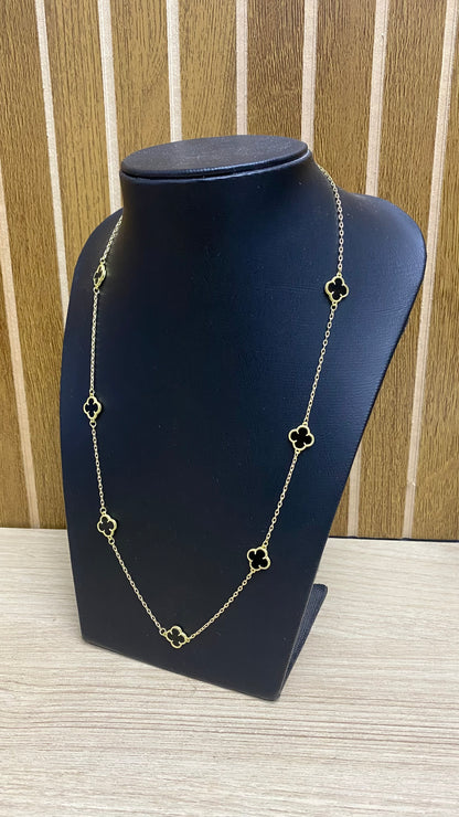 CORRENTE ELO TREVO DA SORTE CHOkER