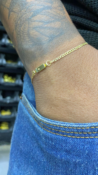 PULSEIRA ELO PIASTRINE 2MM