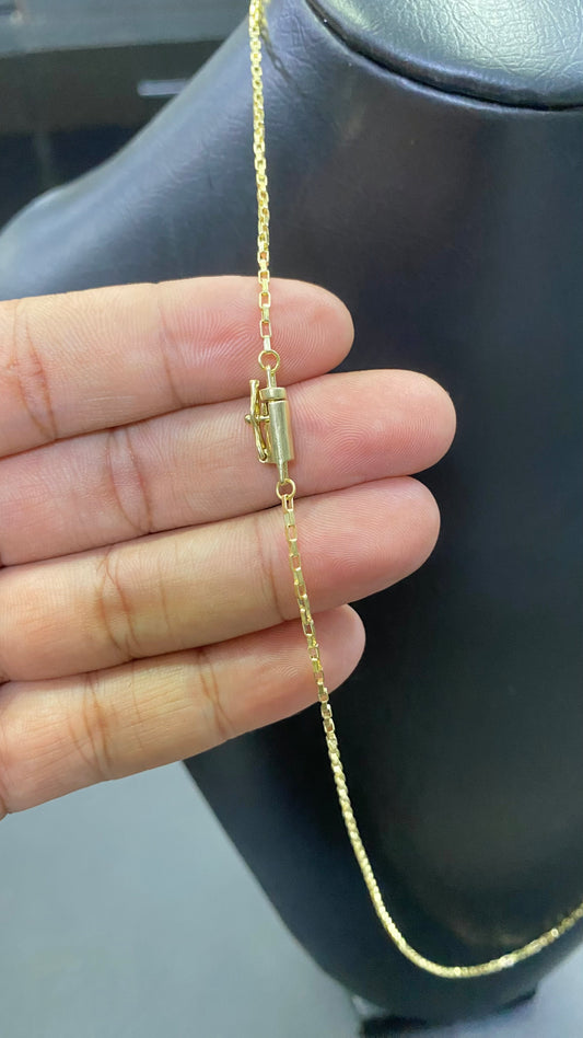 CORRENTE ELO CAIXOTINHO 2MM C / FECHO CANHÃO