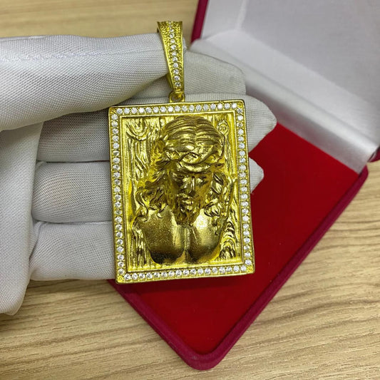 PINGENTE FACE DE CRISTO ALTO RELEVO CRAV