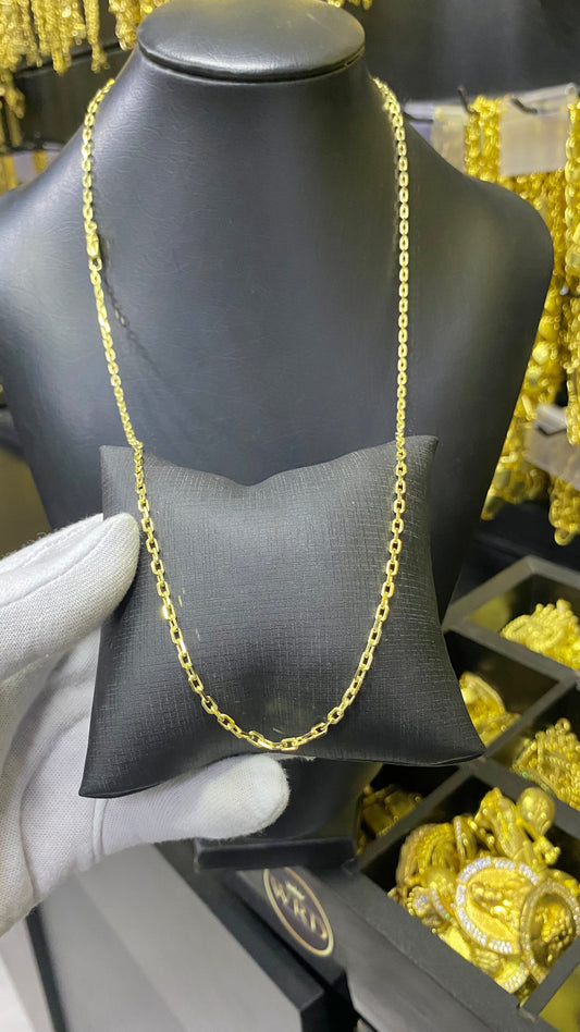 CORRENTE ELO CADEADO QUINA 4MM