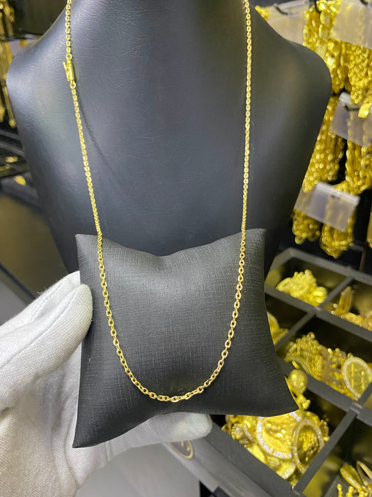 CORRENTE ELO CADEADO QUINA 2MM