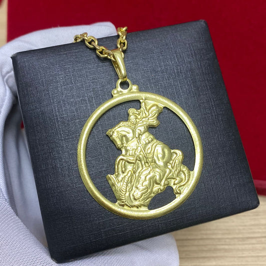 PINGENTE MEDALHA SÃO JORGE