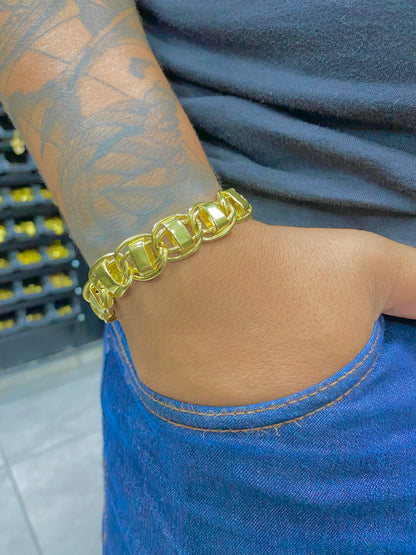 PULSEIRA ELO DUBAI 14MM - WRDJOIAS