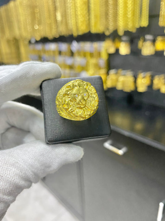 ANEL LEÃO OLHOS CRAVEJADO - WRDJOIAS