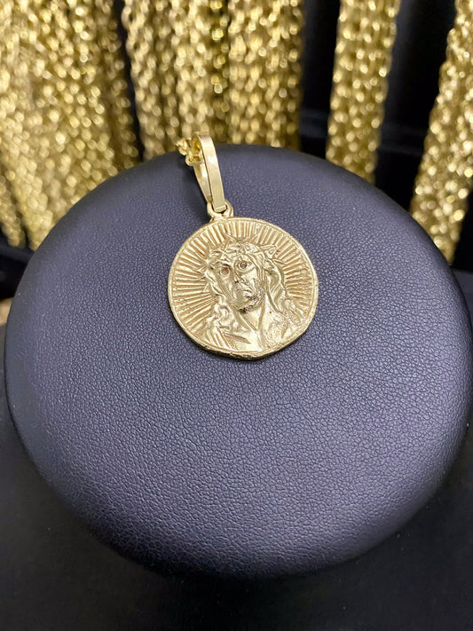 PINGENTE MEDALHA ROSTO DE CRISTO - WRDJOIAS